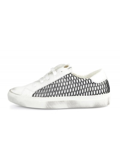 FELMINI 9745 ANILINA+PERSIC - Sneaker Bassa - White Black Silver